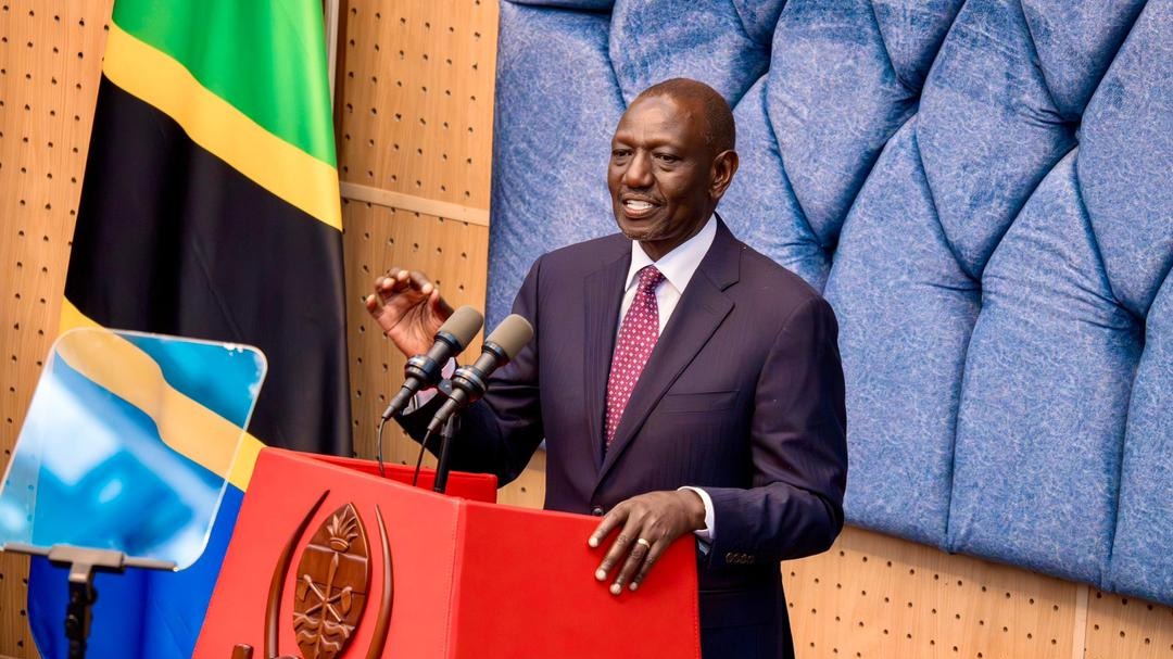 RAIS RUTO AITAMBUA TANZANIA KAMA KITOVU...